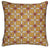 Navajo Geometric Pattern Linen Decorative Throw Pillow in Mustard Gold 45x45cm (18x18")