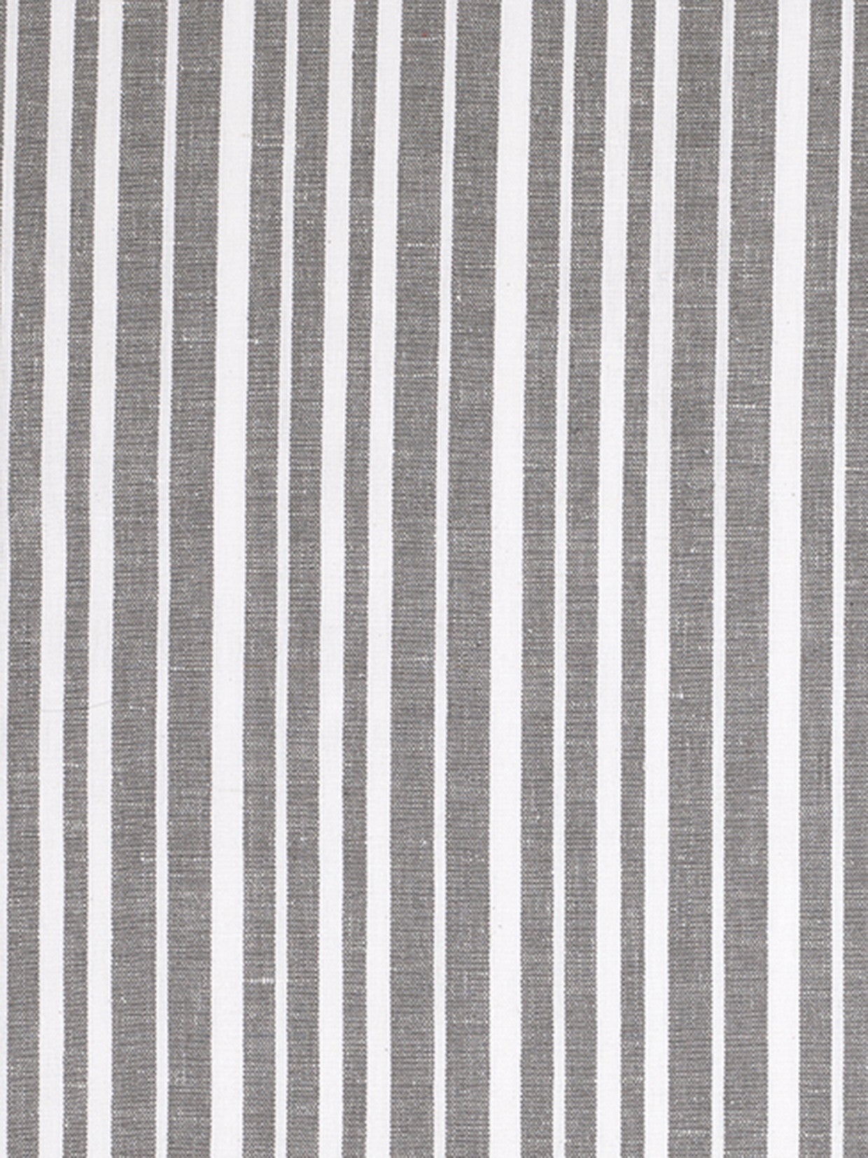Palermo Ticking Stripe Cotton Linen Home Decor Fabric by the Meter or by the yard in Stone Grey for curtains, blinds or upholstery ships from Canada (USA)