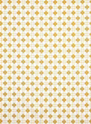 Pueblo Geometric Pattern Cotton Linen Home Decor Fabric by the meter or the yard - Gold- curtains, blinds, upholstery ships from Canada