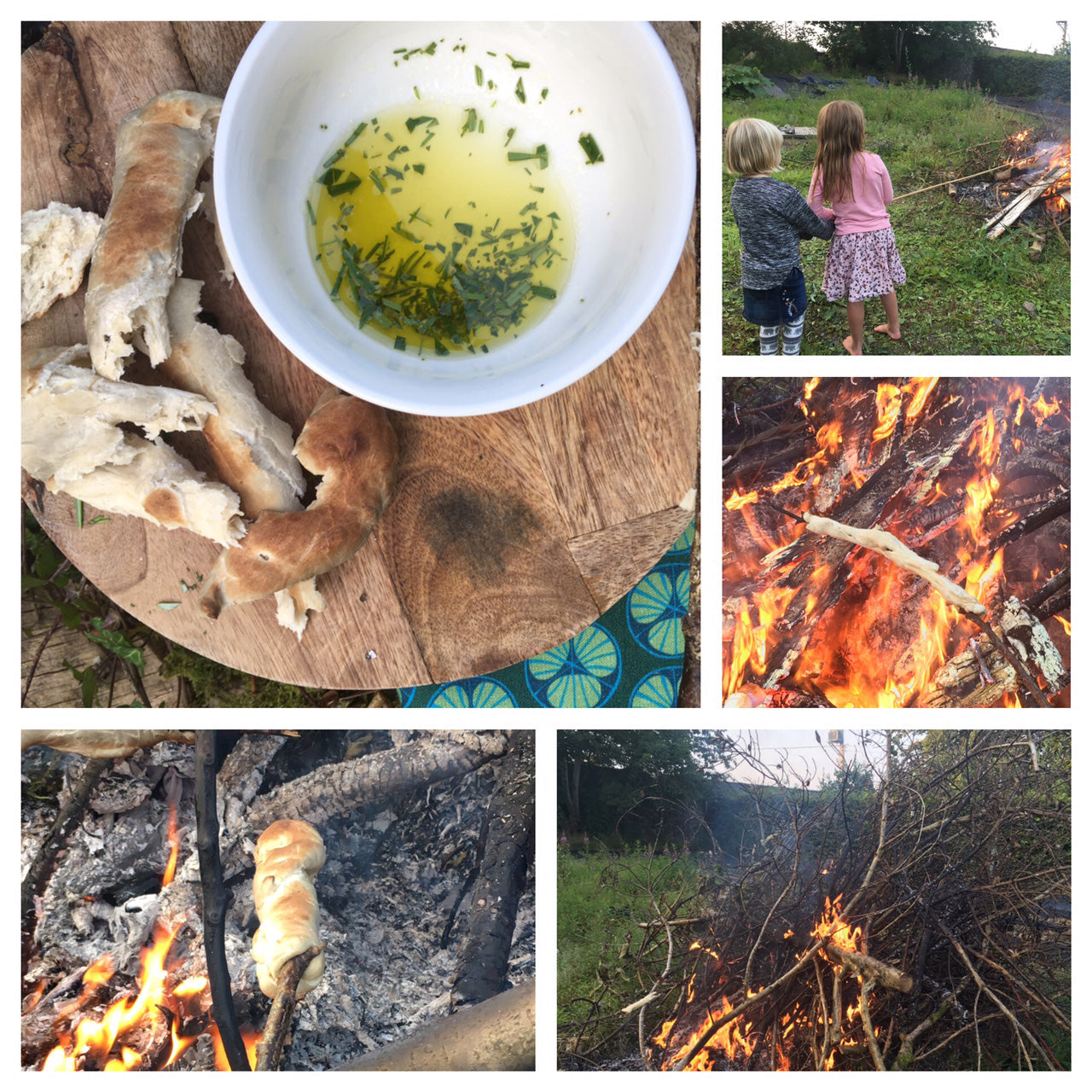 Fire Flat Bread with Rosemary and Sea Salted Olive Oil