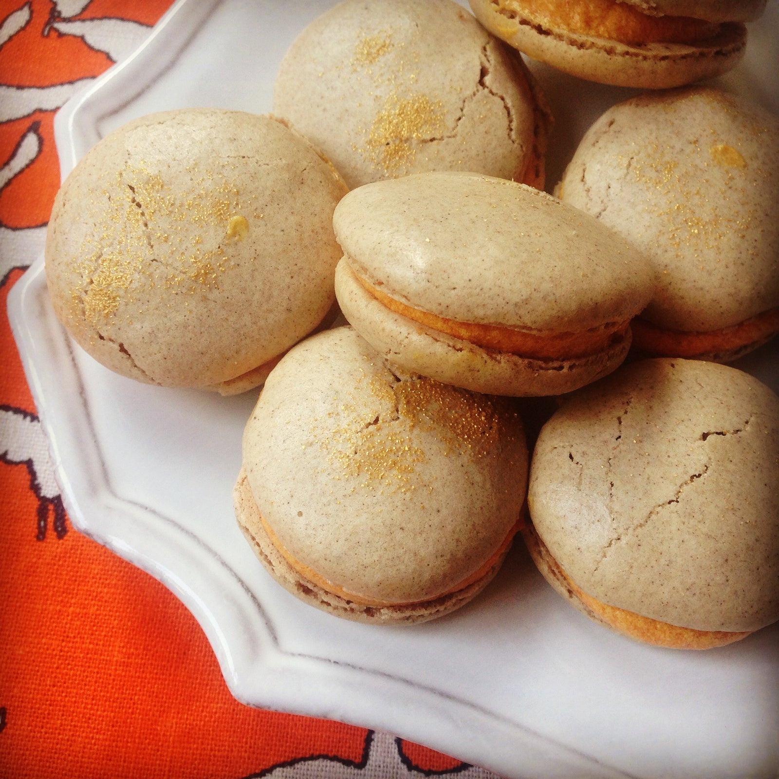 Pumpkin Macaron recipe Halloween Treats