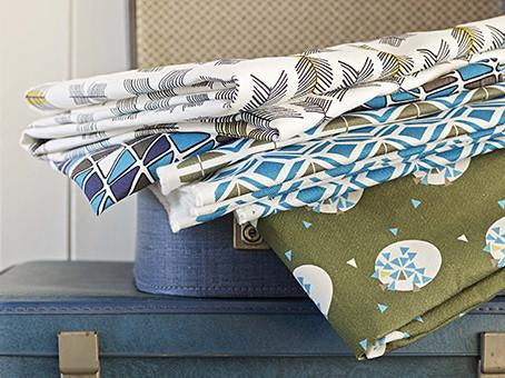 Home decor and interiors cotton linen or canvas fabrics by the meter or yard in shades of green. Perfect for all your curtains, blinds or upholstery projects. Ships from Canada worldwide including the USA