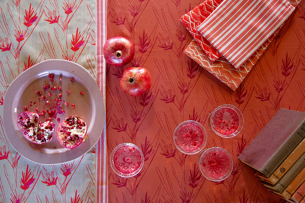 Red & Orange Tea Towels