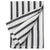 Autumn Ticking Stripe Cotton Linen Napkin - Black