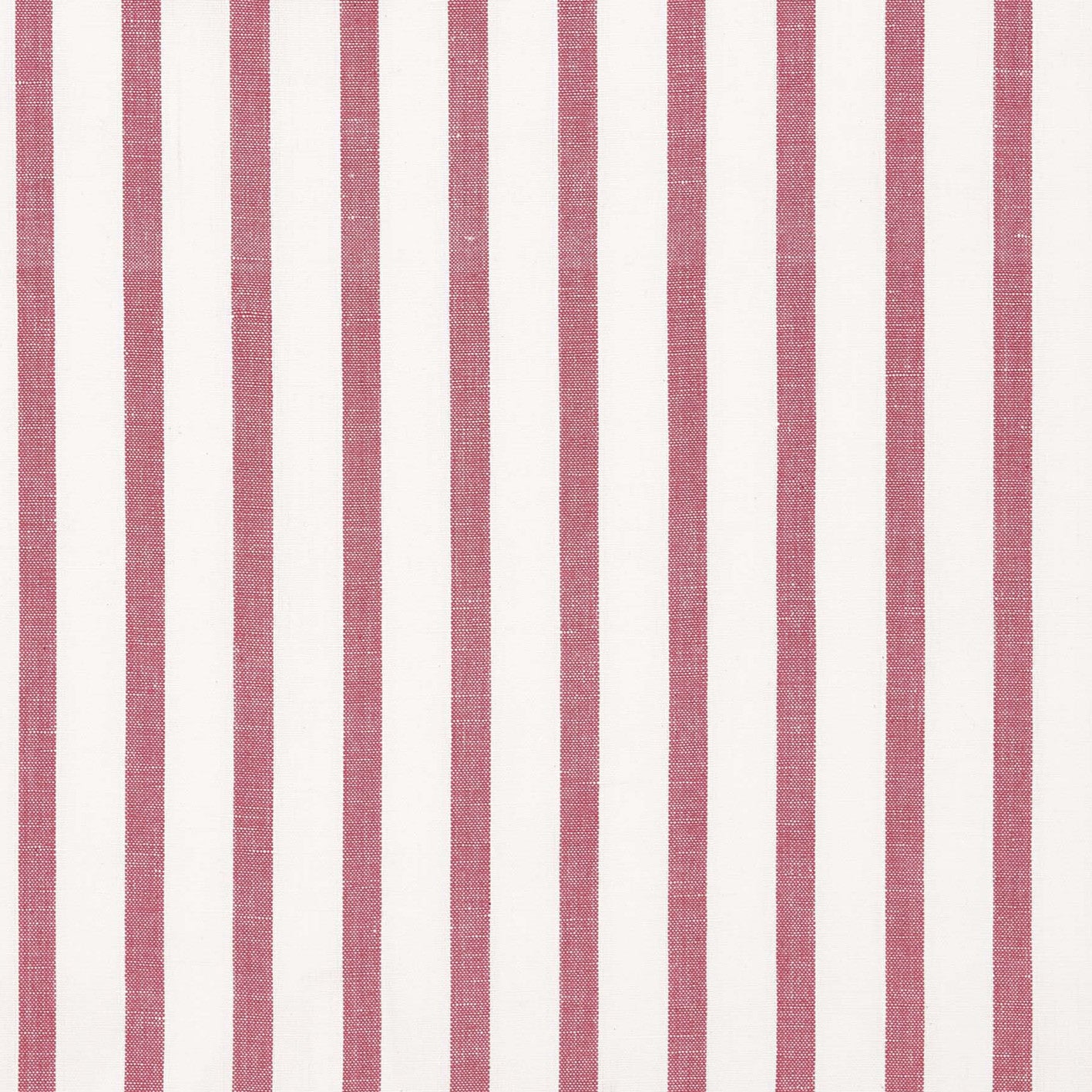 Autumn Ticking Stripe Cotton Linen Fabric by the Meter in Dark Heather Pink