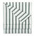 Autumn Ticking Stripe Cotton Linen Tablecloth in Dark Moss Green Canada USA