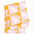 Betty Graphic Geometric Tree Pattern Tablecloth in Saffron Yellow and Pink ships from Canada (USA)