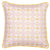Dorothy Geometric Pattern Cushion in Light Tea Rose Pink 45x45cm