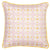 Dorothy Geometric Pattern Cushion in Light Tea Rose Pink 45x45cm