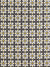 Dorothy Geometric Pattern Cotton Linen Fabric by the Meter in Stone Grey & Yellow