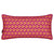 Graphic Fruit Cross Section Pattern Linen Union Printed Decorative Throw Pillow in Fuchsia Pink 12x24" 30x60cm