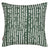 Hopi Graphic Pattern Cotton Linen Decorative Throw Pillow in Dark Moss Green 45x45cm 18x18"