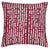 Hopi Graphic Patterned Linen Decorative Throw Pillow in Dark Vermilion Red 45x45cm 18x18"