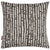 Hopi Graphic Patterned Linen Cotton Throw Pillow Cushion in Stone Grey Canada Usa