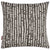 Hopi Graphic Patterned Linen Cotton Throw Pillow Cushion in Stone Grey Canada Usa