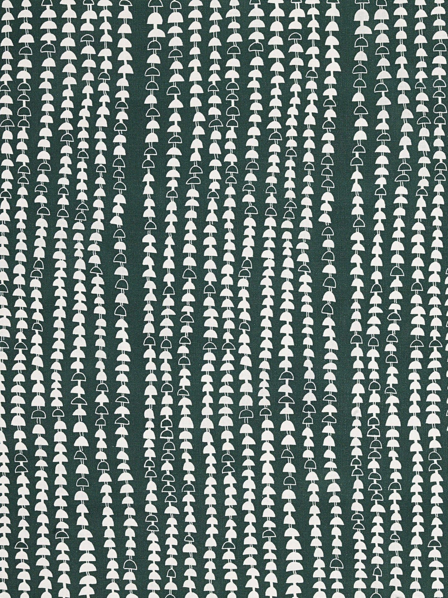 Hopi Graphic Strung Bead Pattern Linen Cotton Home Decor Fabric for curtains, blinds, upholstery in Dark Moss Green Forest Canada USA