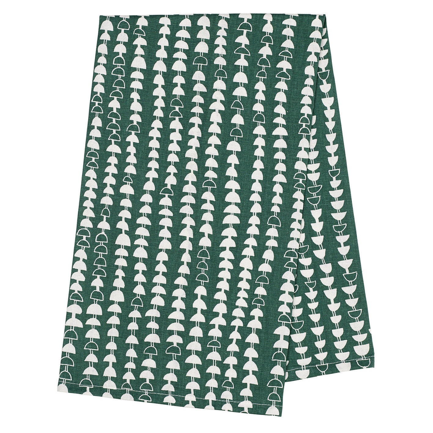 Hopi Tea Towel - Moss Green