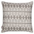 Tiki Huts Pattern Linen Throw Pillow Cushion in Light Dove Grey 45x45cm Ships from Canada worldwide including the USA