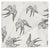 Katia Swallow Pattern Linen Napkins in Stone Grey