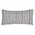 London Polka Dot Pattern Cotton Linen Rectangle Decorative Throw Pillow in Black 30x60cm (12x24")