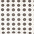 London Polka Dot Pattern Cotton Linen Home Decor Fabric by the Meter or by the yard for curtains, blinds upholstery in Stone Grey ships from Canada (USA)