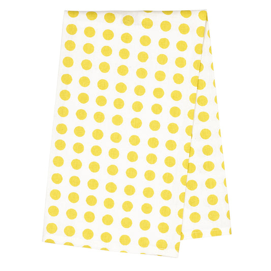 London Tea Towel - Maize Yellow