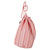 Palermo Ticking Stripe Cotton Linen Drawstring Laundry & Storage Bag in Geranium Red Ships from Canada (USA)