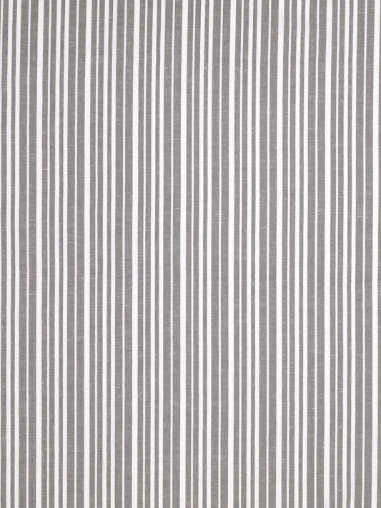 Palermo Ticking Stripe Cotton Linen Home Decor Fabric by the Meter or by the yard for curtains, blinds or upholstery in Stone Grey - ships from Canada (USA)