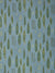 Graphic Rosemary Sprig Pattern Printed Linen Cotton Canvas Fabric in Light Winter Blue, Antique Moss Green and Dark Petrol Blue