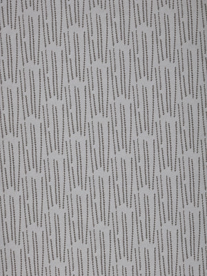 Graphic Rosemary Sprig Pattern Printed Linen Cotton Canvas Home Decor Fabric by the meter or yard in Light Dove Grey & Dark Stone Grey for curtains, blinds or upholstery ships from Canada (USA)