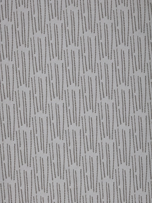 Graphic Rosemary Sprig Pattern Printed Linen Cotton Canvas Home Decor Fabric by the meter or yard in Light Dove Grey & Dark Stone Grey for curtains, blinds or upholstery ships from Canada (USA)