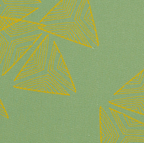 Sails pattern home decor interiors fabric for curtains, blinds and upholstery in Sea foam green and mustard yellow sold by the meter ships from Canada worldwide including the USA