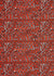 Graphic Cocoa Seed Pattern Cotton Linen Home Decor Interiors Fabric by the Meter or yard for curtains, blinds or upholstery in Bright Pumpkin Orange ships from Canada (USA)