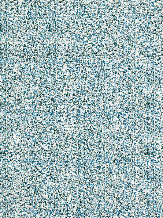 Multicolour Spots Pattern Printed Linen Cotton Canvas Home Decor Interiors Fabric by the yard or meter in Dark Moss Green & Turquoise Blue for curtains, blinds or upholstery ships from Canada (USA)