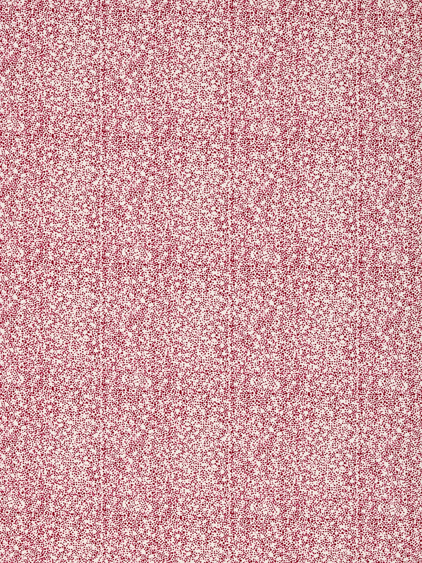 Multicolour Spots Pattern Printed Linen Cotton Canvas Home Decor Interiors Fabric by the meter or yard in Coral Pink and Vermilion Red for curtains, blinds, upholstery ships from Canada (USA)