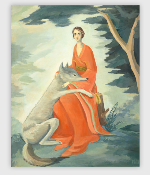 The Company of Wolves Print by Emily Winfield-Martin ships from Canada worldwide including the USA