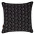 Graphic Apple Tree Pattern Printed Linen Union Decorative Throw Pillow in Black 45x45cm (18x18")