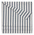 Autumn Ticking Stripe Cotton Linen Tablecloth in Dark Petrol Blue 145x180cm (58x72") Canada USA