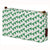 Bunting Geometric Pattern Canvas Wash toiletry travel Bag Bright Emerald Green cosmetic Bag canada (USA)