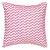 Bunting Geometric Pattern Cotton Linen Decorative Throw Pillow  in Bright Fuchsia Pink 45x45cm (18x18") ships from Canada worldwide including the USA