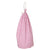 Bunting Geometric Pattern Linen Cotton Drawstring Laundry & Storage Bag in Bright Fuchsia Pink ships from Canada (USA)