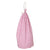 Bunting Geometric Pattern Linen Cotton Drawstring Laundry & Storage Bag in Bright Fuchsia Pink ships from Canada (USA)