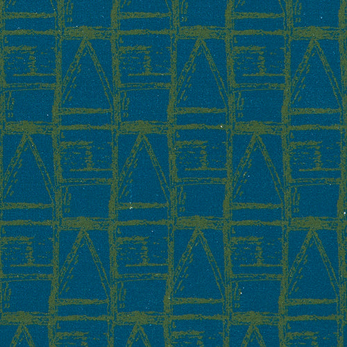 Buoy pattern home decor interiors fabrics for curtains, blinds and upholstery in Petrol Blue and Olive Green ships from Canada worldwide including the USA