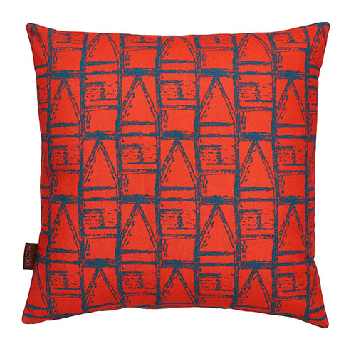 Buoy-maritime-pattern-decorative-throw-pillow-geranium-red-petrol-blue-45x45cm-18x18"-canada-usa