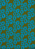 Jellyfish Pattern home interiors decor fabric for curtains, blinds and upholstery in Olive Green and Turquoise blue ships from Canada