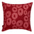 Jellyfish Throw Pillow - Vermilion Red