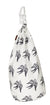 Katia Swallow Bird Pattern Linen Cotton Napkins in Dark Aubergine Purple