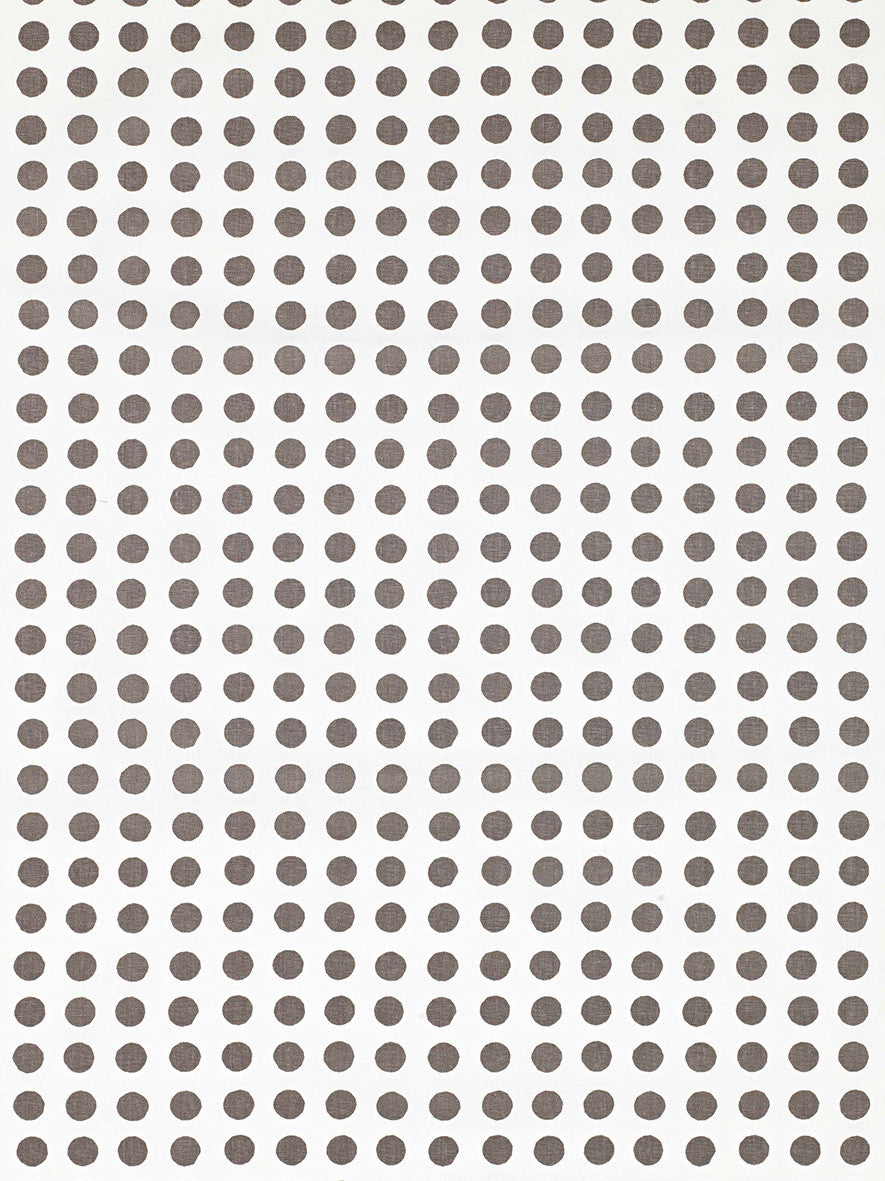 London Polka Dot Pattern Cotton Linen Home Decor Fabric by the Meter or by the meter for curtains, blinds or upholstery in Stone Grey ships from Canada (USA)