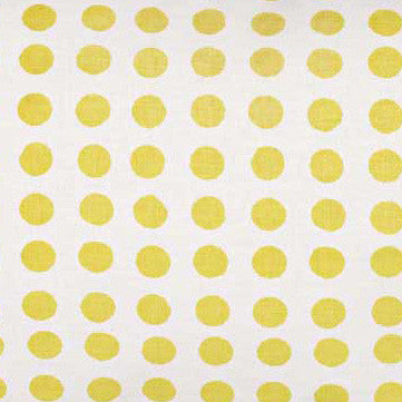 London Polka Dot Pattern Cotton Linen Home Decor Fabric by the Meter or by the yard for curtains, blinds, upholstery in Maize Yellow ships from Canada (USA)