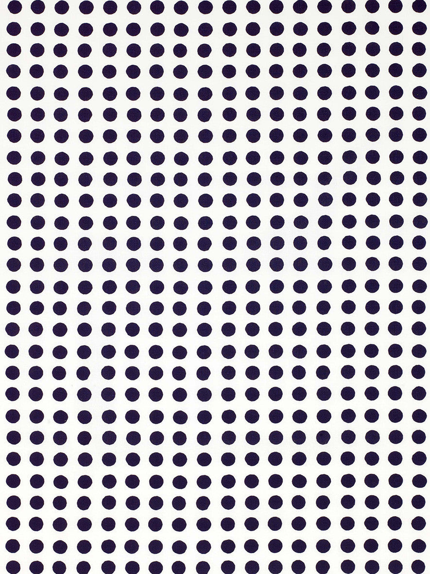London Polka Dot Pattern Cotton Linen Home Decor Fabric by the Meter or by the yard in Dark Aubergine Purple for curtains, blinds, upholstery ships from Canada (USA)
